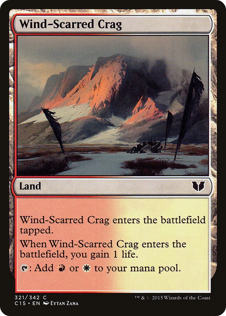 Magic: The Gathering - Wind-Scarred Crag - Commander 2015
