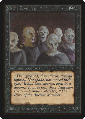 Magic: The Gathering - Scathe Zombies - Limited Edition Beta