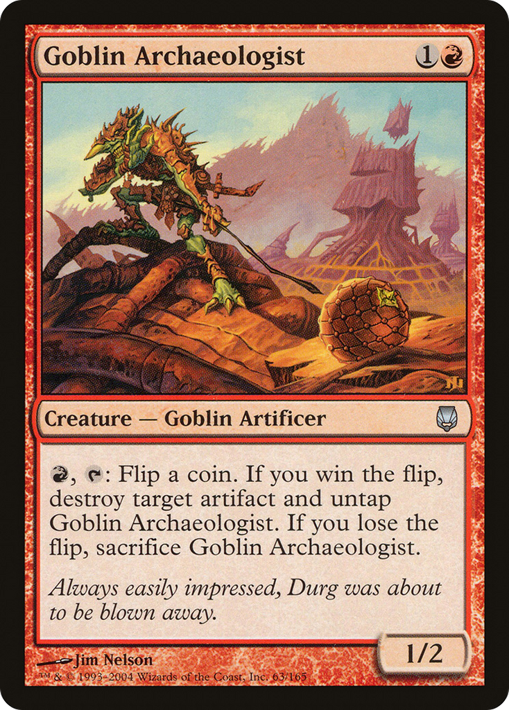 Magic: The Gathering - Goblin Archaeologist - Darksteel