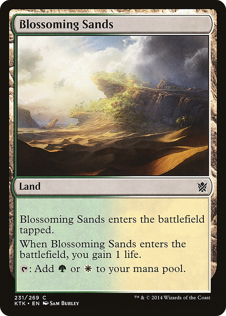 Magic: The Gathering - Blossoming Sands - Khans of Tarkir