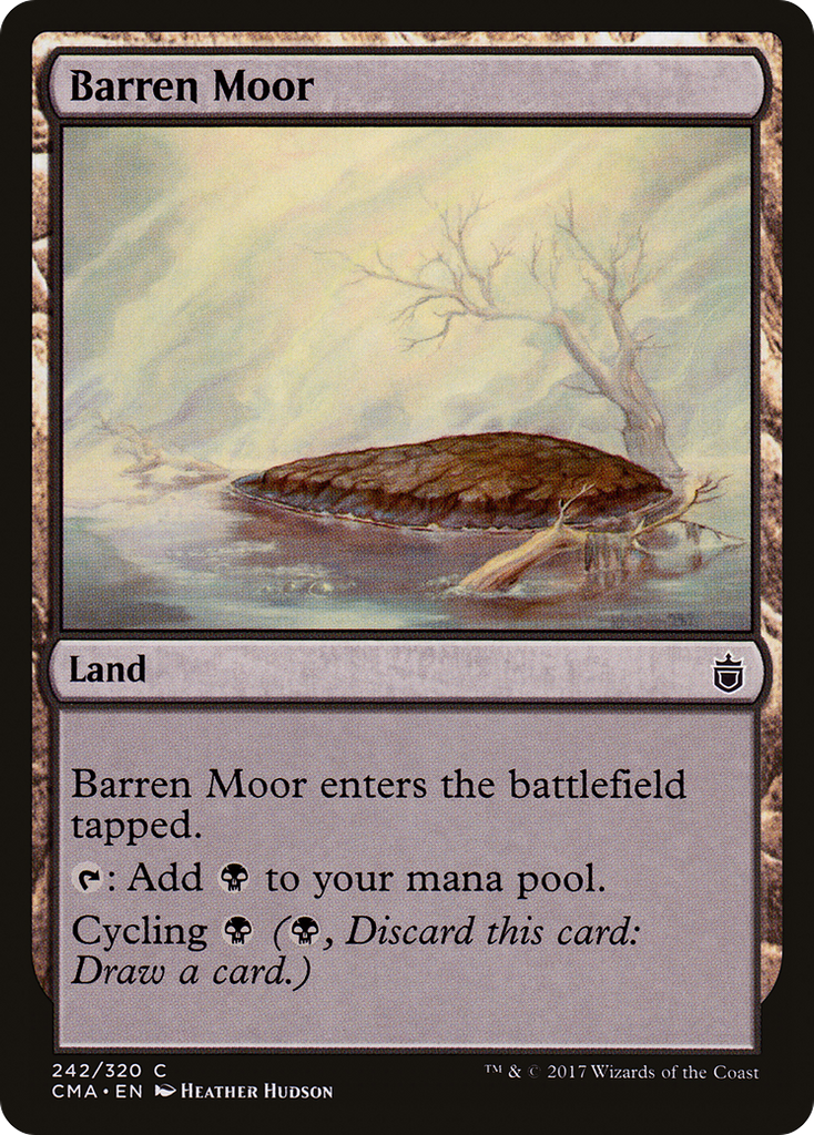 Magic: The Gathering - Barren Moor - Commander Anthology