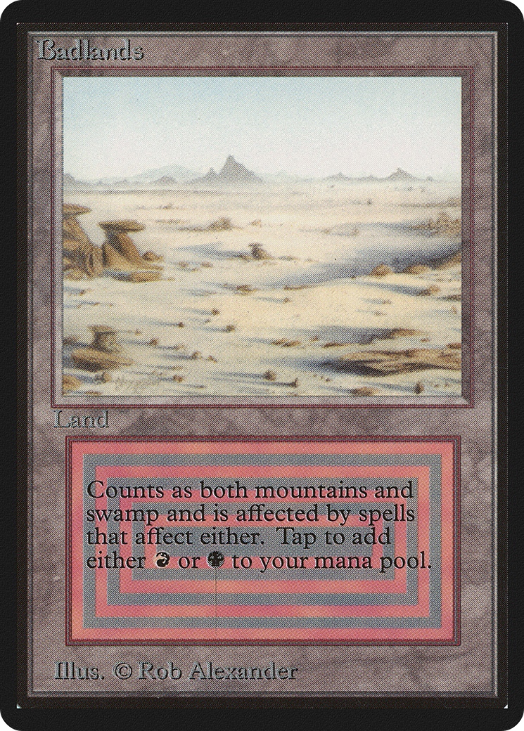 Magic: The Gathering - Badlands - Limited Edition Beta