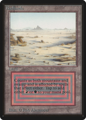 Magic: The Gathering - Badlands - Limited Edition Beta