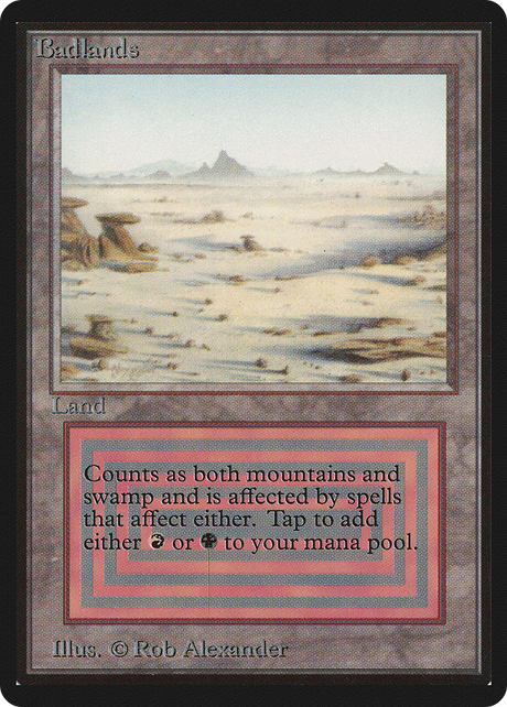 Magic: The Gathering - Badlands - Limited Edition Beta