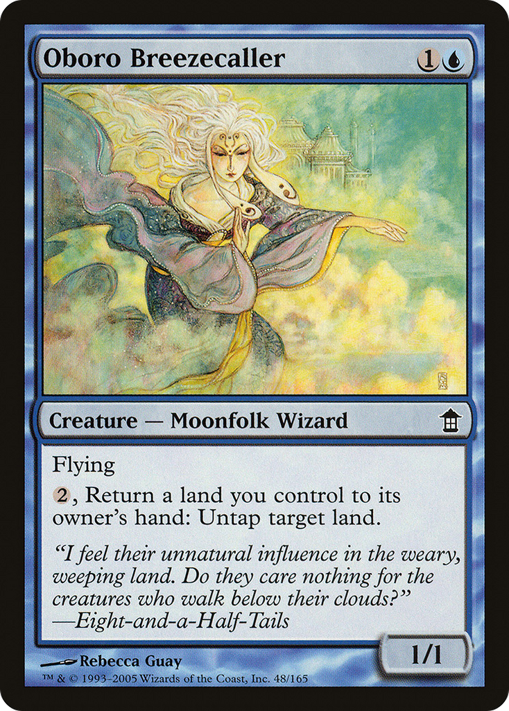 Magic: The Gathering - Oboro Breezecaller - Saviors of Kamigawa