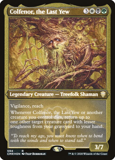 Magic the Gathering - Colfenor, the Last Yew Foil - Commander Legends