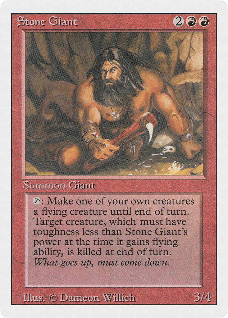 Magic: The Gathering - Stone Giant - Revised Edition