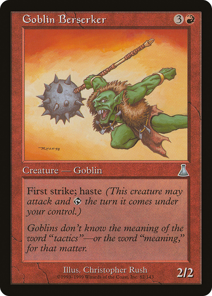 Magic: The Gathering - Goblin Berserker - Urza's Destiny