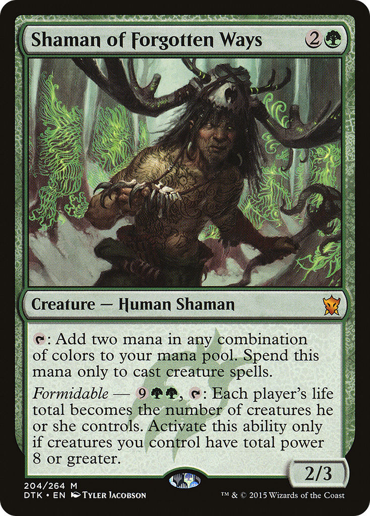 Magic: The Gathering - Shaman of Forgotten Ways - Dragons of Tarkir