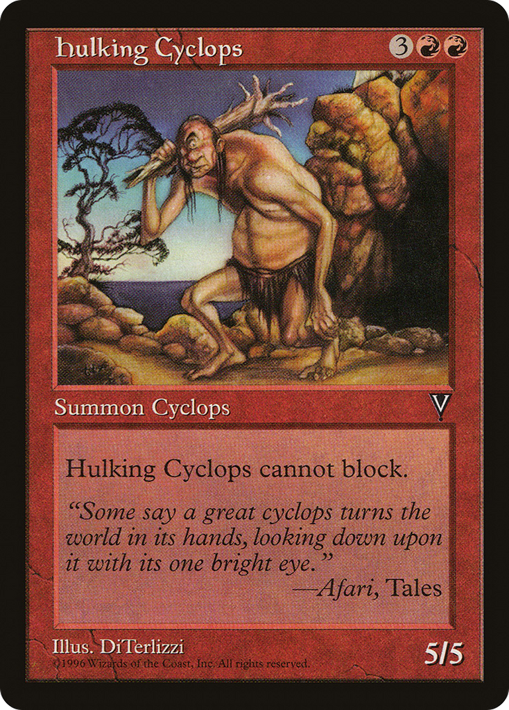 Magic: The Gathering - Hulking Cyclops - Visions