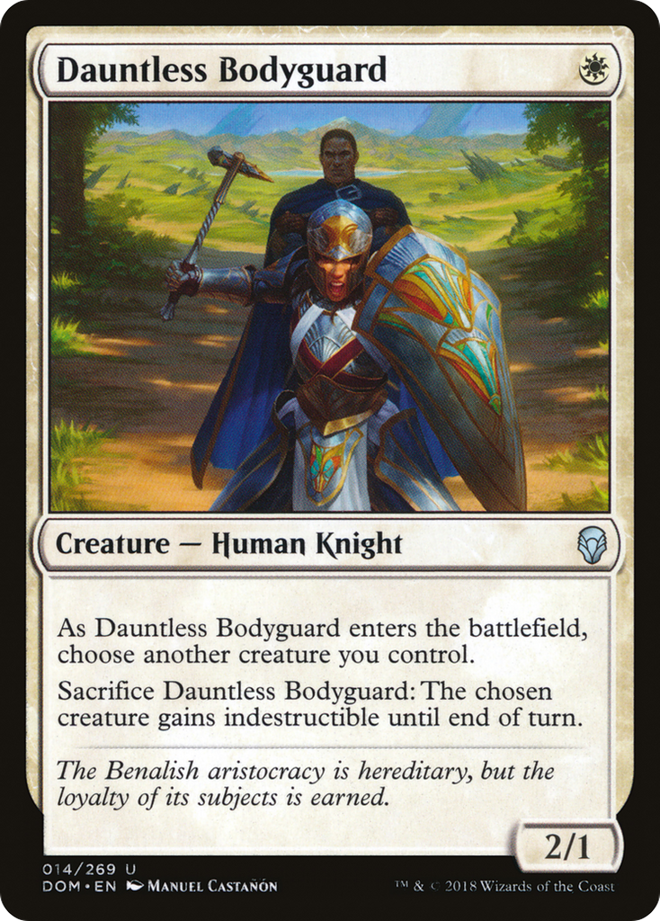 Magic: The Gathering - Dauntless Bodyguard - Dominaria