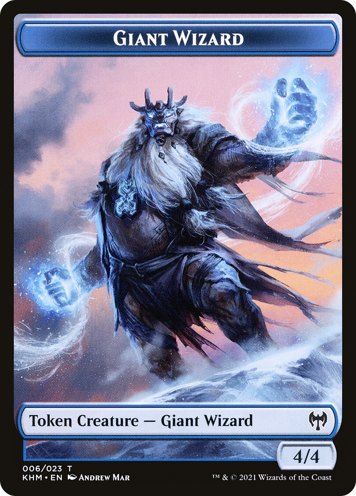 Magic: The Gathering - Giant Wizard Token - Kaldheim Tokens