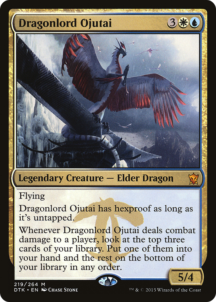 Magic: The Gathering - Dragonlord Ojutai - Dragons of Tarkir