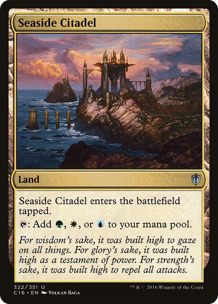 Magic: The Gathering - Seaside Citadel - Commander 2016