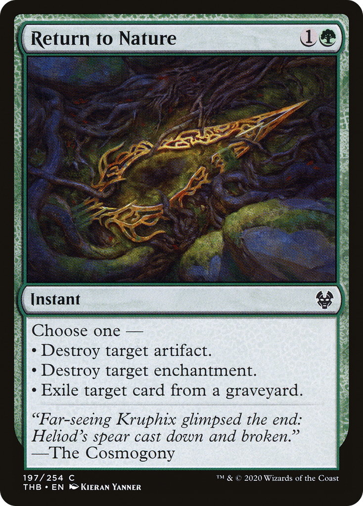 Magic: The Gathering - Return to Nature - Theros Beyond Death