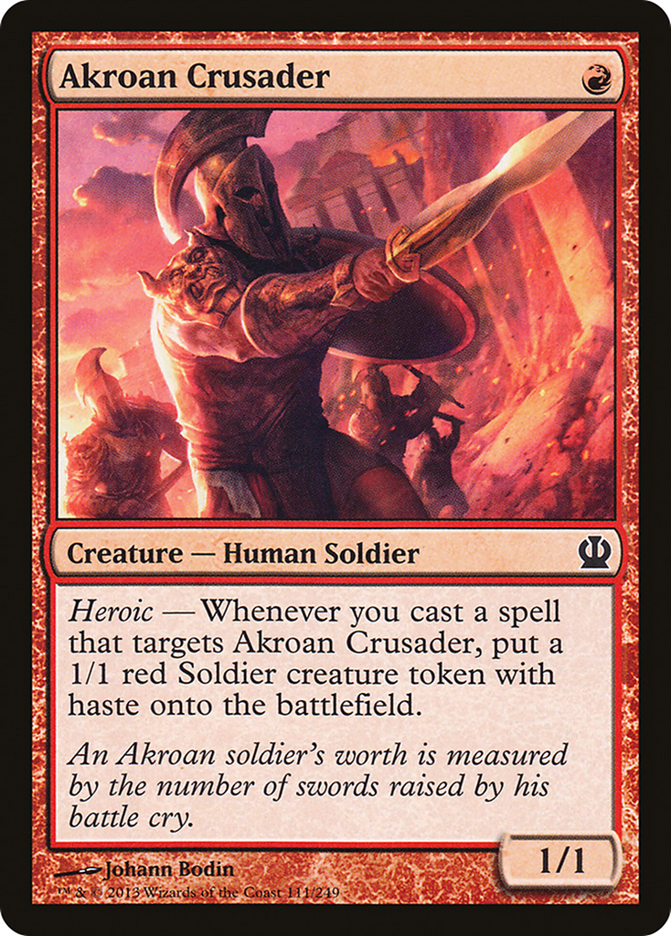 Magic: The Gathering - Akroan Crusader - Theros