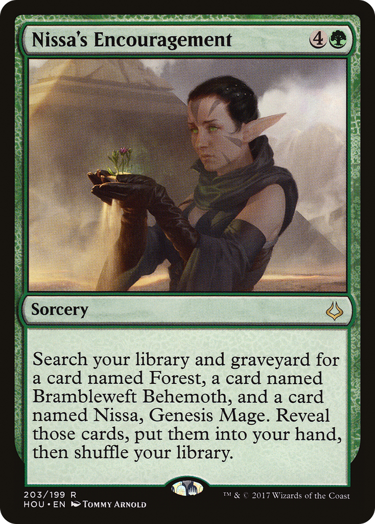 Magic: The Gathering - Nissa's Encouragement - Hour of Devastation