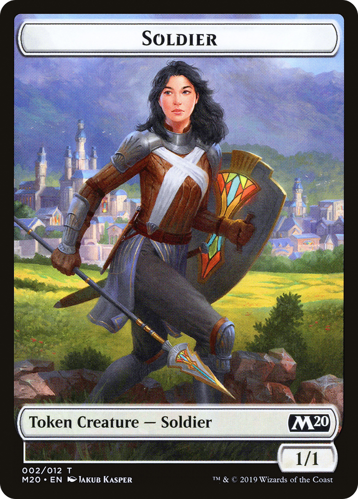 Magic: The Gathering - Soldier Token - Core Set 2020 Tokens