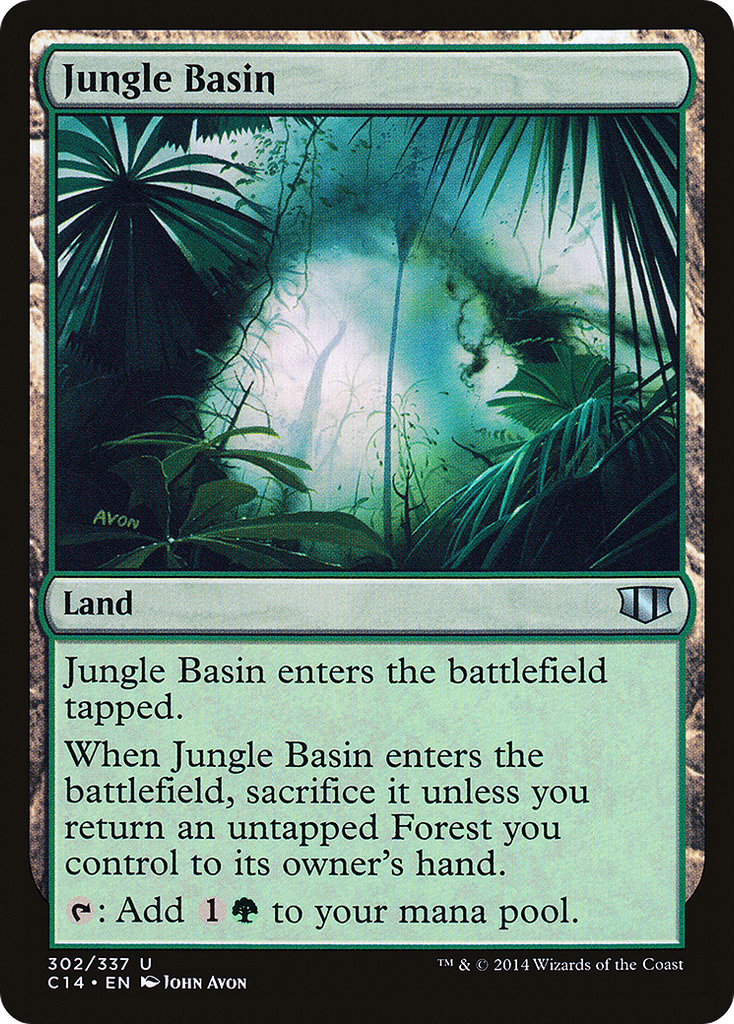 Magic: The Gathering - Jungle Basin - Commander 2014