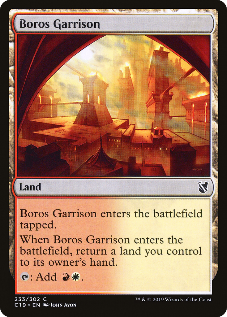 Magic: The Gathering - Boros Garrison - Commander 2019