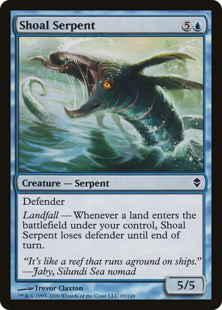 Magic: The Gathering - Shoal Serpent - Zendikar