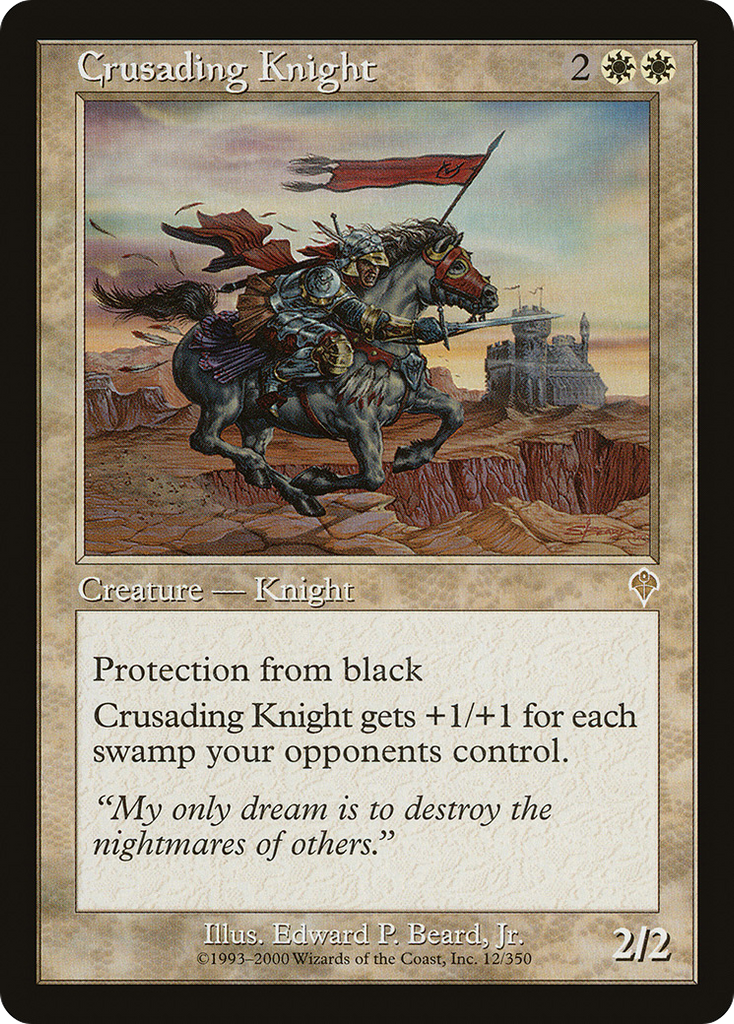 Magic: The Gathering - Crusading Knight - Invasion