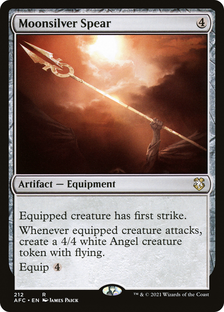 Magic: The Gathering - Moonsilver Spear - Forgotten Realms Commander