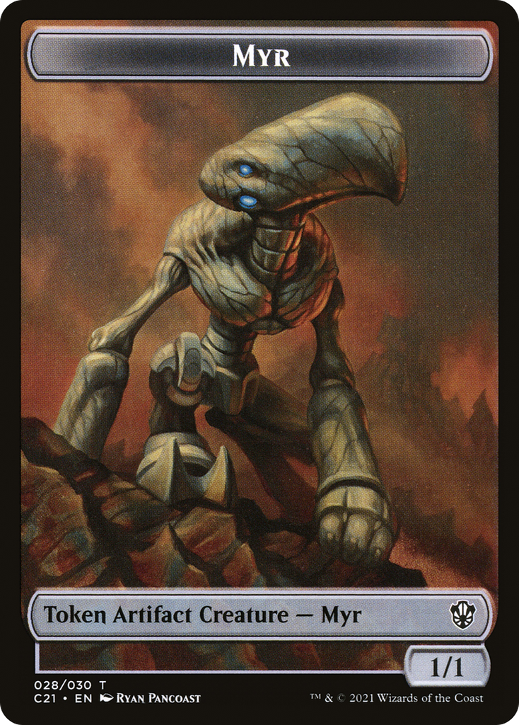 Magic: The Gathering - Myr Token - Commander 2021 Tokens