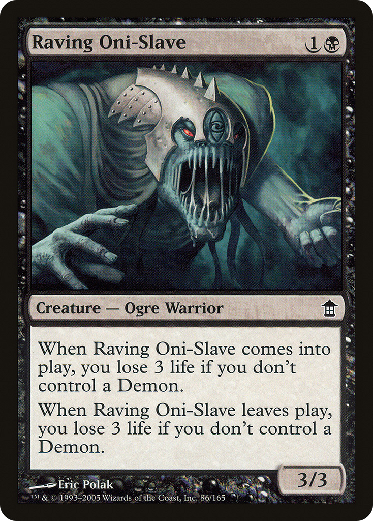 Magic: The Gathering - Raving Oni-Slave - Saviors of Kamigawa