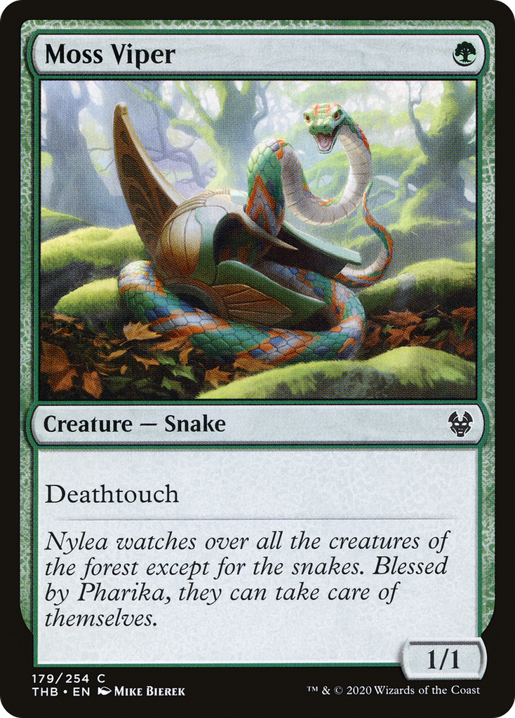 Magic: The Gathering - Moss Viper - Theros Beyond Death