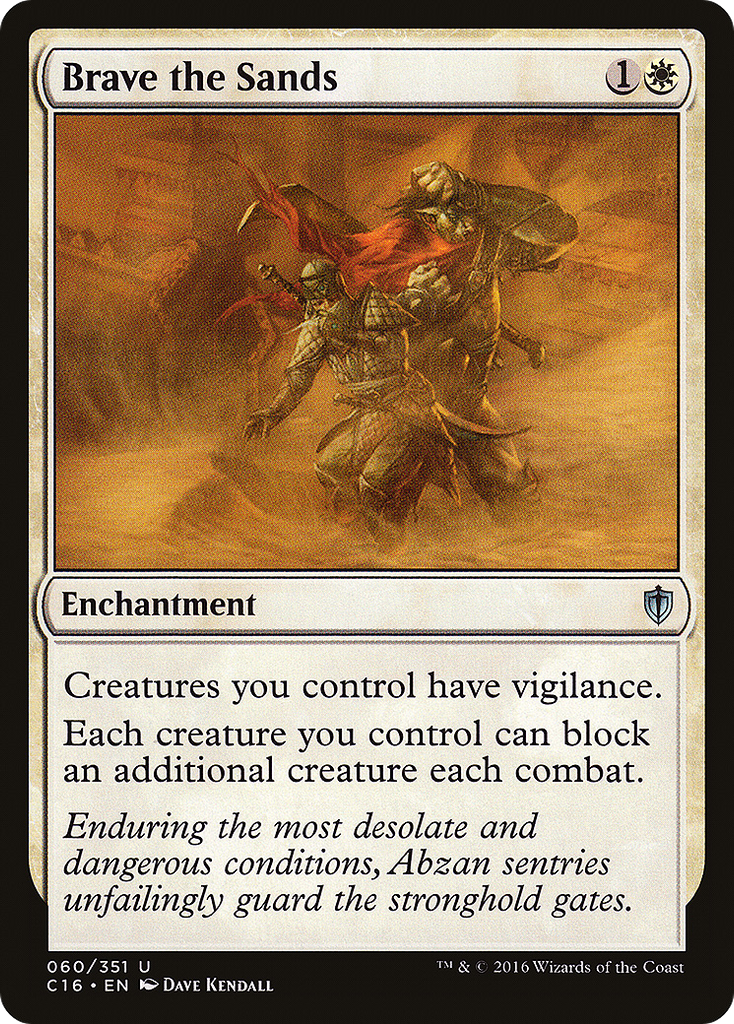 Magic: The Gathering - Brave the Sands - Commander 2016