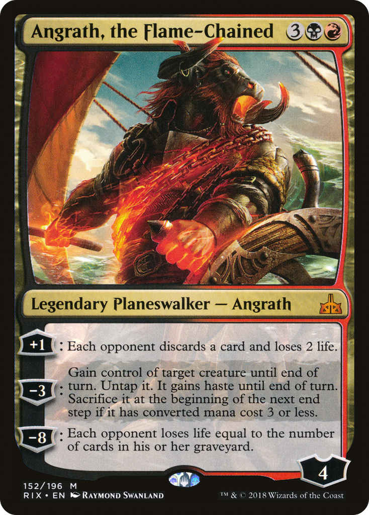 Magic: The Gathering - Angrath, the Flame-Chained - Rivals of Ixalan