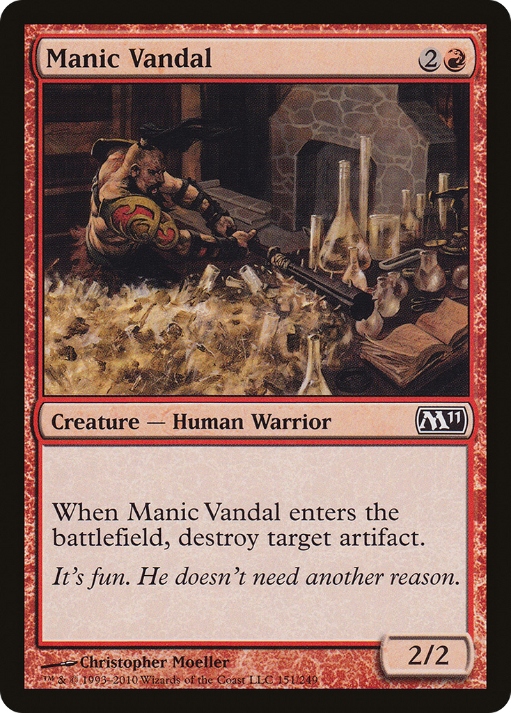 Magic: The Gathering - Manic Vandal - Magic 2011