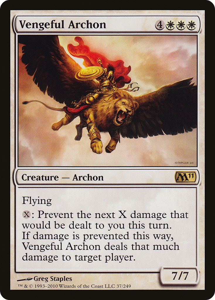 Magic: The Gathering - Vengeful Archon - Magic 2011