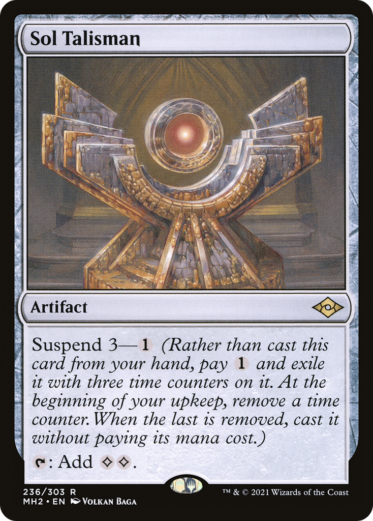 Magic: The Gathering - Sol Talisman Foil - Modern Horizons 2