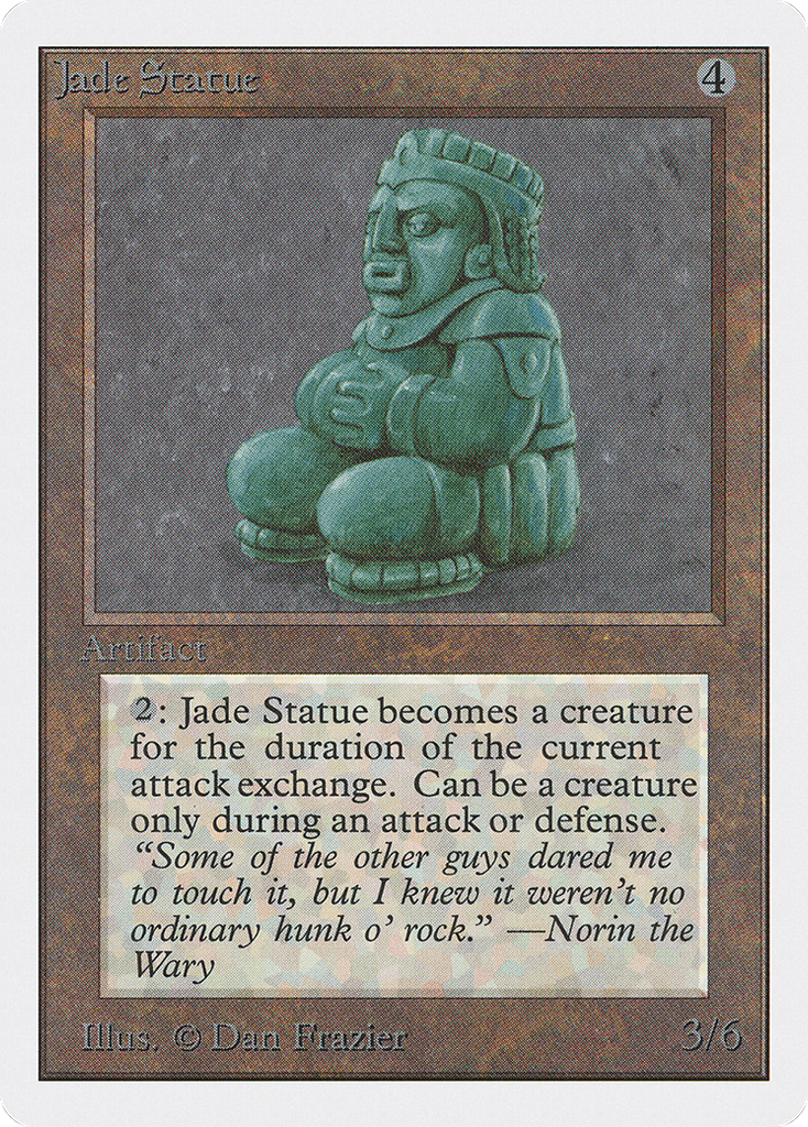 Magic: The Gathering - Jade Statue - Unlimited Edition