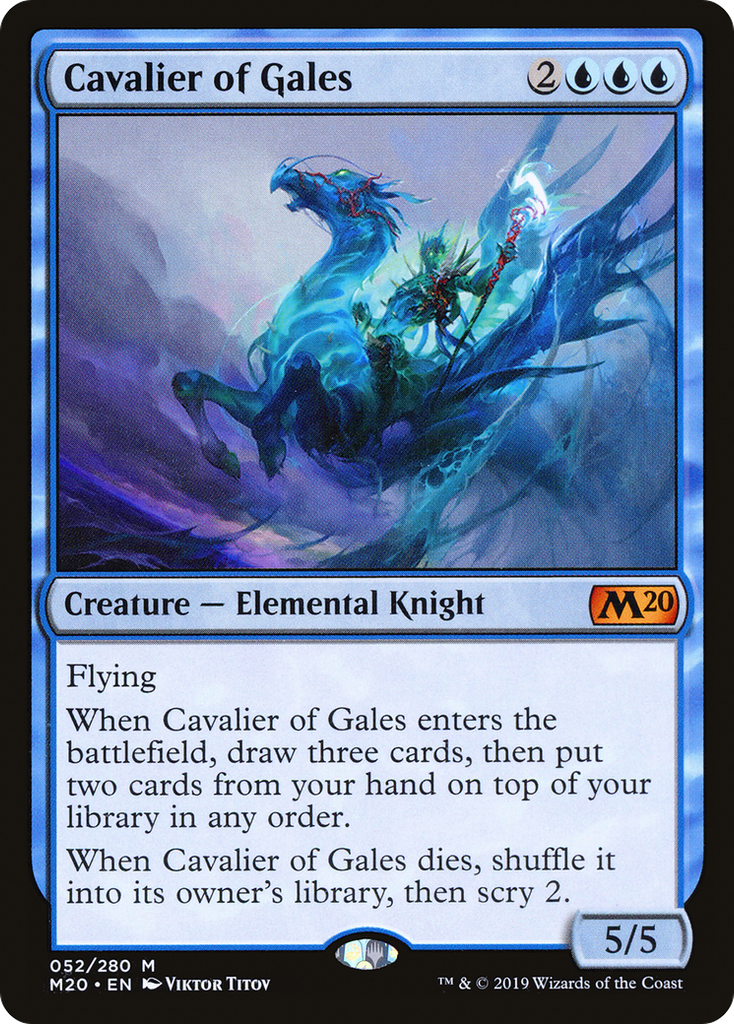 Magic: The Gathering - Cavalier of Gales - Core Set 2020