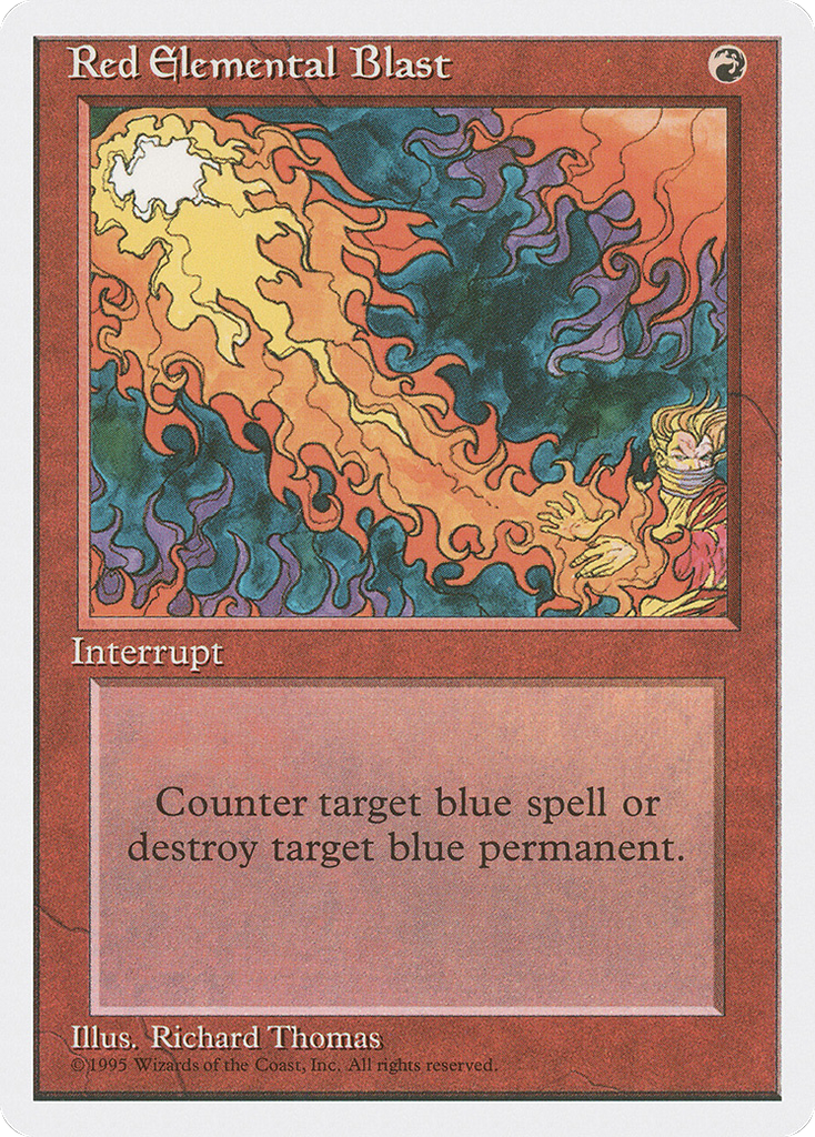 Magic: The Gathering - Red Elemental Blast - Fourth Edition