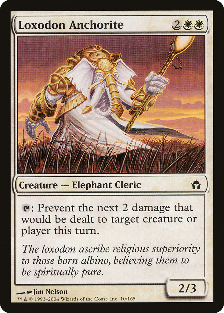 Magic: The Gathering - Loxodon Anchorite - Fifth Dawn