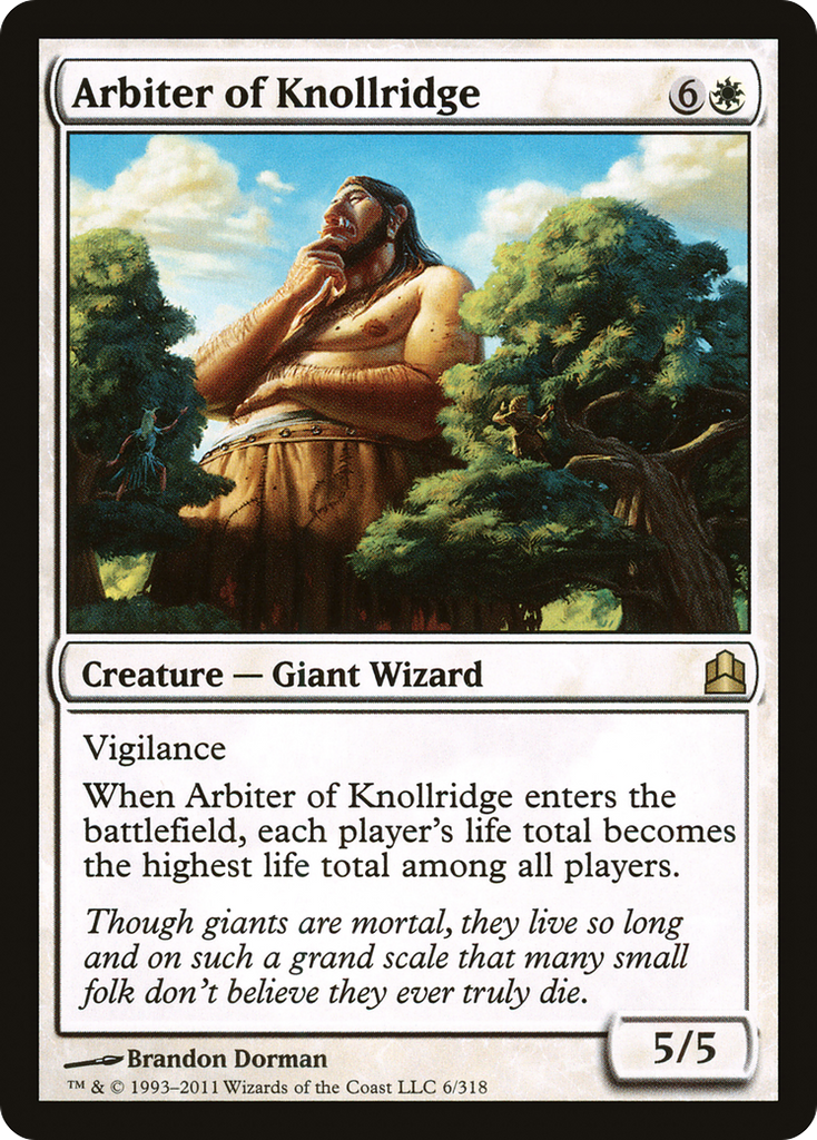 Magic: The Gathering - Arbiter of Knollridge - Commander 2011