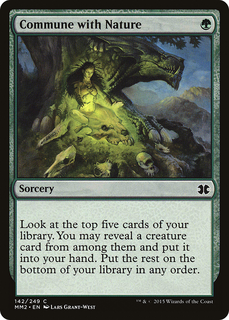 Magic: The Gathering - Commune with Nature - Modern Masters 2015