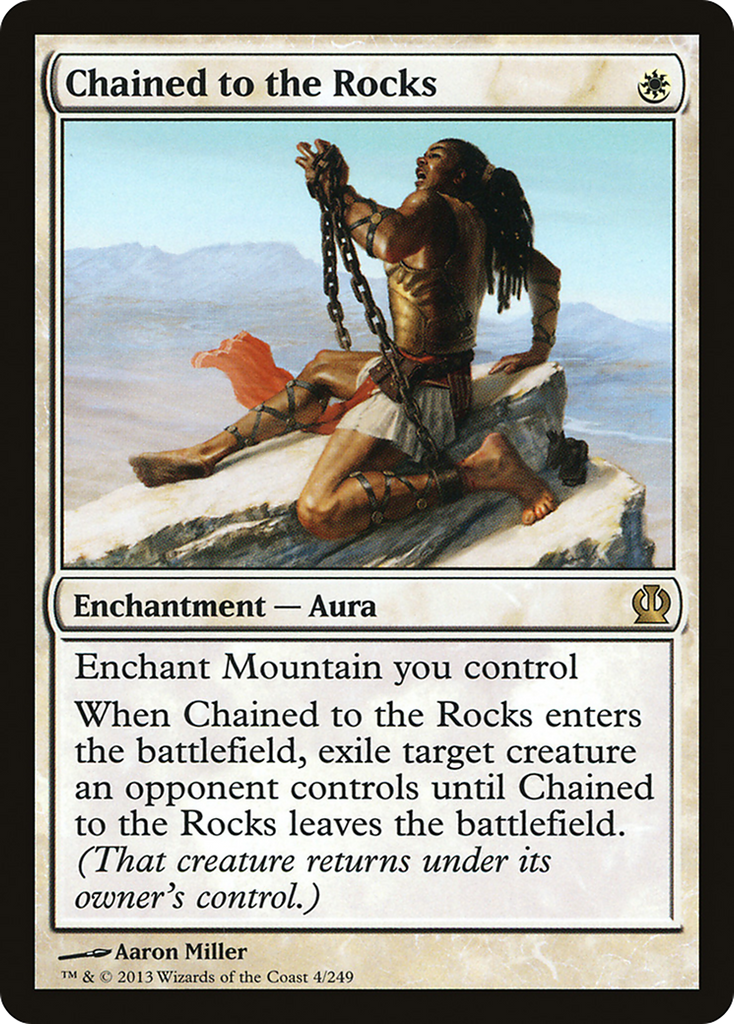 Magic: The Gathering - Chained to the Rocks - Theros