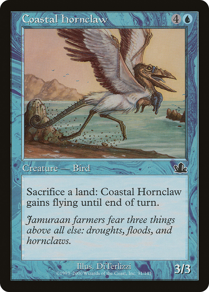Magic: The Gathering - Coastal Hornclaw - Prophecy