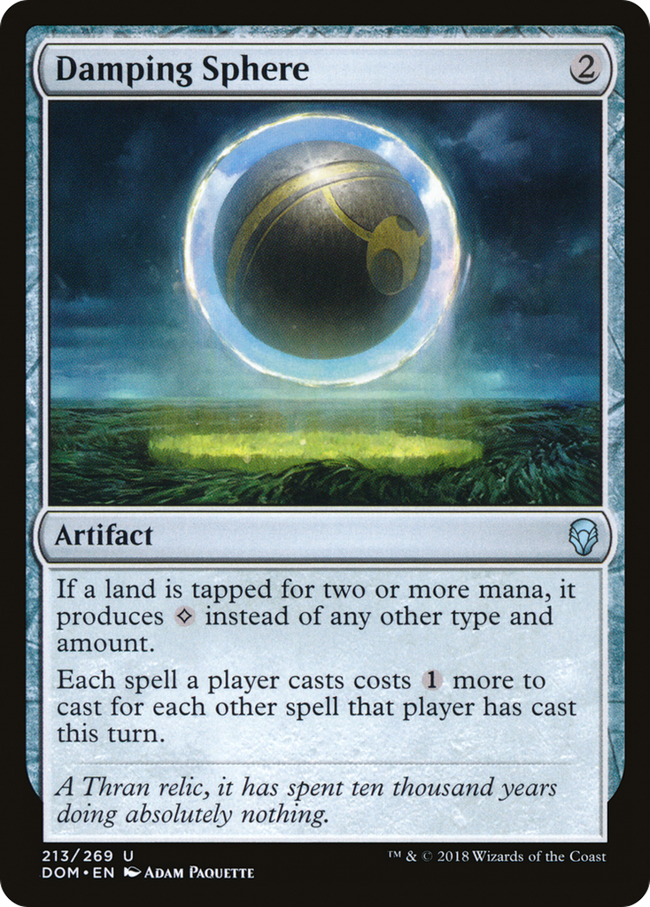 Magic: The Gathering - Damping Sphere - Dominaria