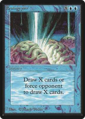 Magic: The Gathering - Braingeyser - Limited Edition Beta