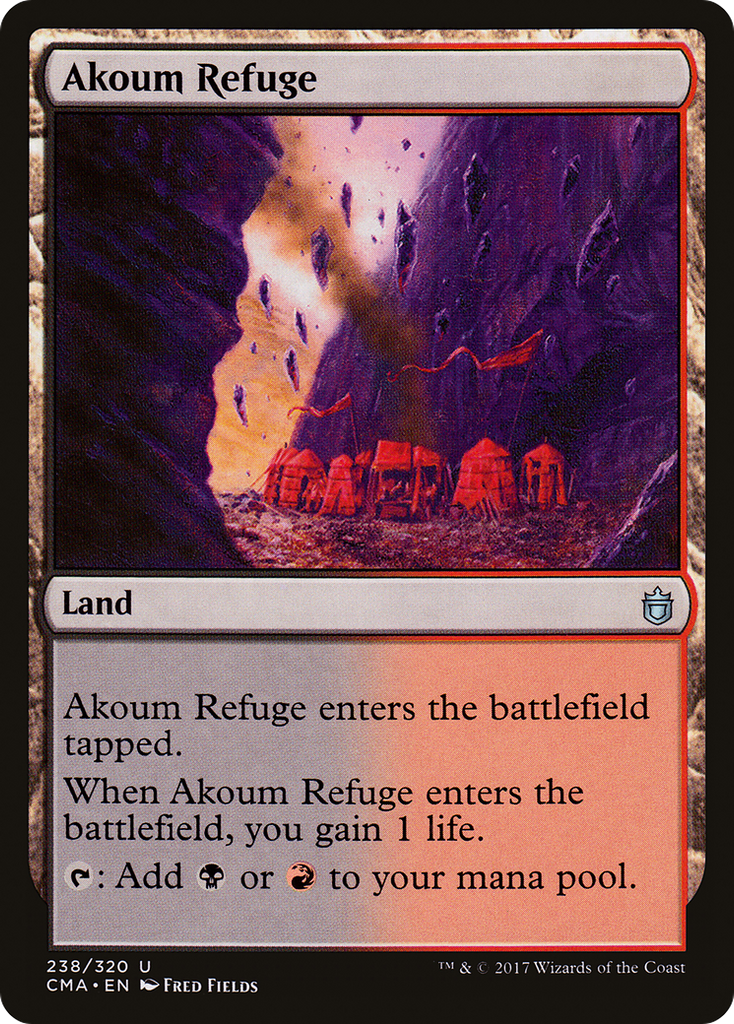 Magic: The Gathering - Akoum Refuge - Commander Anthology