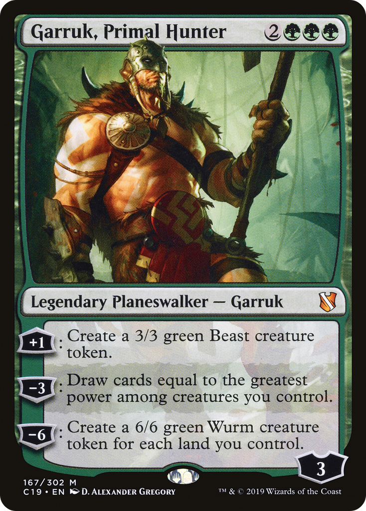 Magic: The Gathering - Garruk, Primal Hunter - Commander 2019