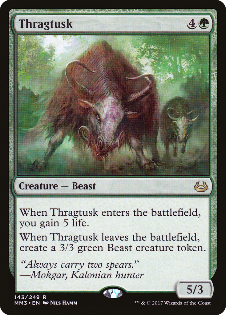 Magic: The Gathering - Thragtusk - Modern Masters 2017