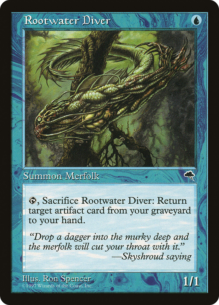 Magic: The Gathering - Rootwater Diver - Tempest