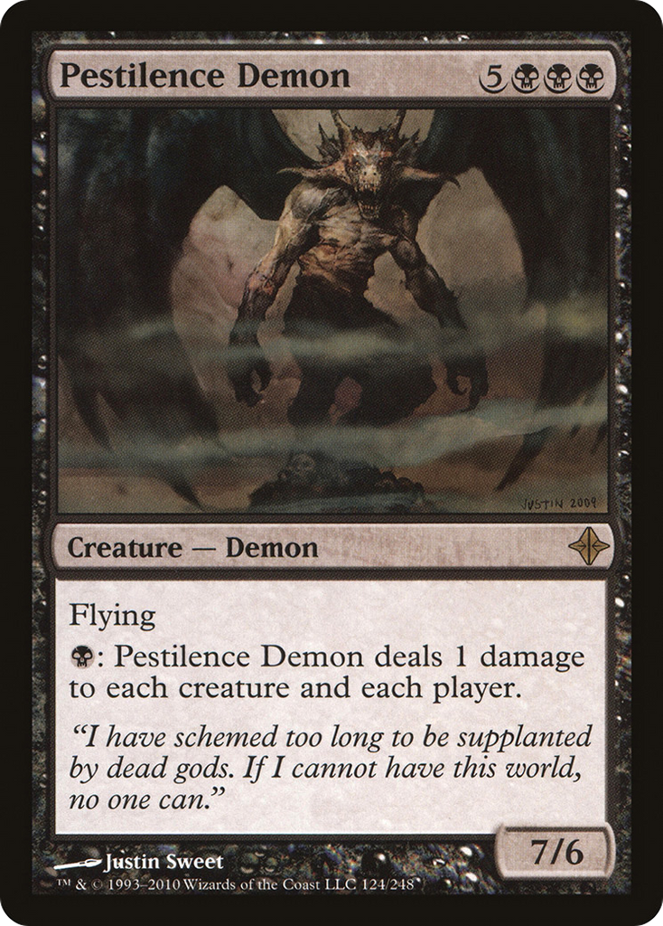 Magic: The Gathering - Pestilence Demon - Rise of the Eldrazi